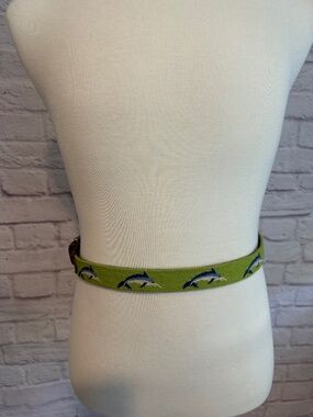 Tucker Blair Needlepoint belt sz 34